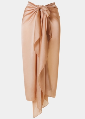 Brown See - Through Pareo