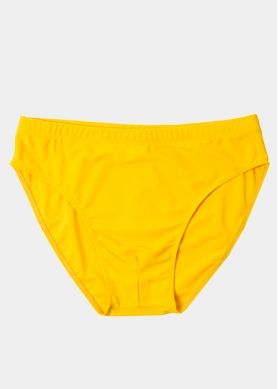 Yellow Men Slip Swimwear