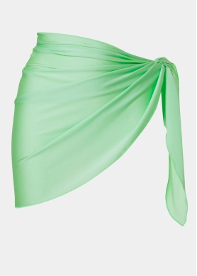 Green Dacron Mini Pareo