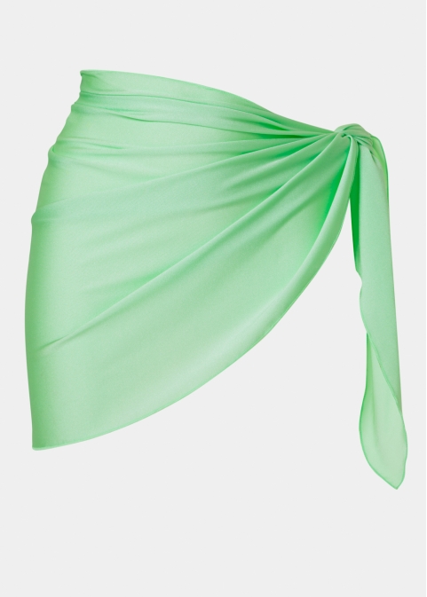 Green Dacron Mini Pareo