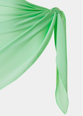 Green Dacron Mini Pareo