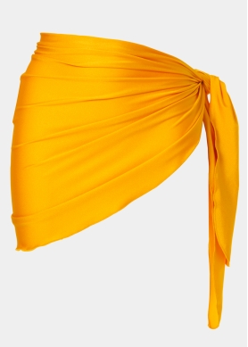 Orange Dacron Mini Pareo