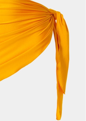 Orange Dacron Mini Pareo