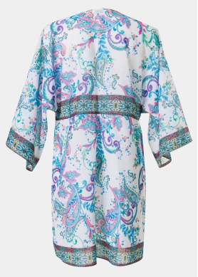 Green Mini Paisley Dress