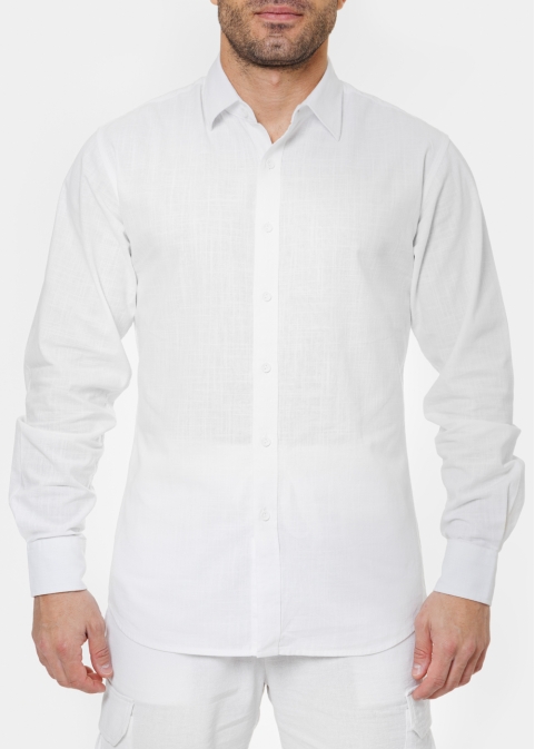 100% Cotton White Shirt 