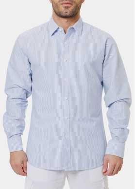 100% Cotton Blue Striped Shirt 