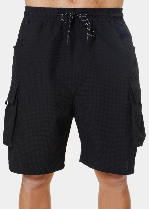 Black Coolwear Cargo Shorts 