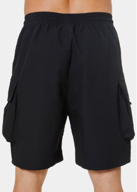 Black Coolwear Cargo Shorts 