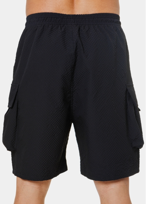 Black Coolwear Cargo Shorts 