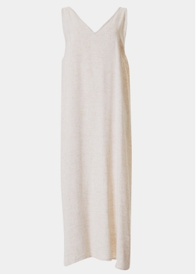 A-Line Beige Jute Dress