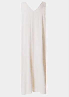 A-Line Beige Jute Dress
