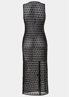 Black Soft Knitted Beachwear
