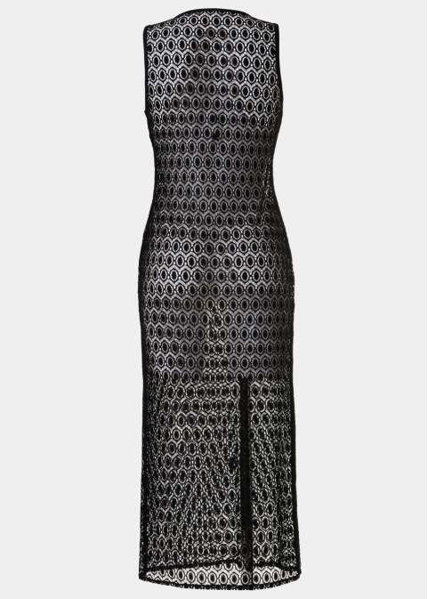 Black Soft Knitted Beachwear