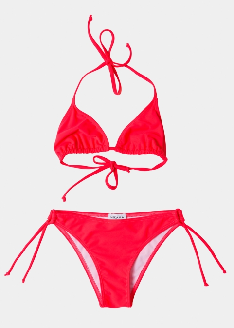 Girls Classic Bikini Swimwear - Red