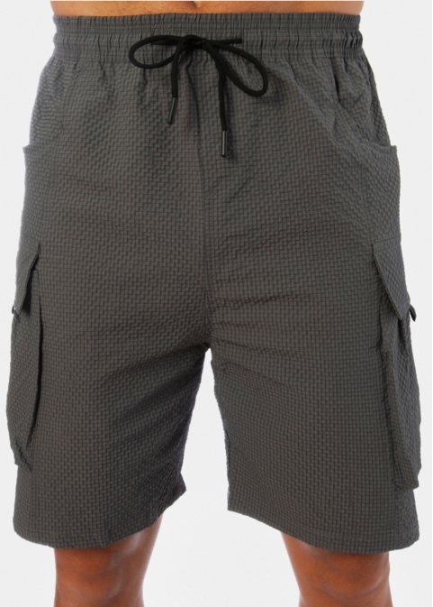 Grey Coolwear Cargo Shorts 
