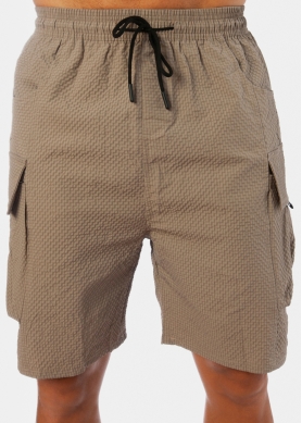 Beige Coolwear Cargo Shorts 