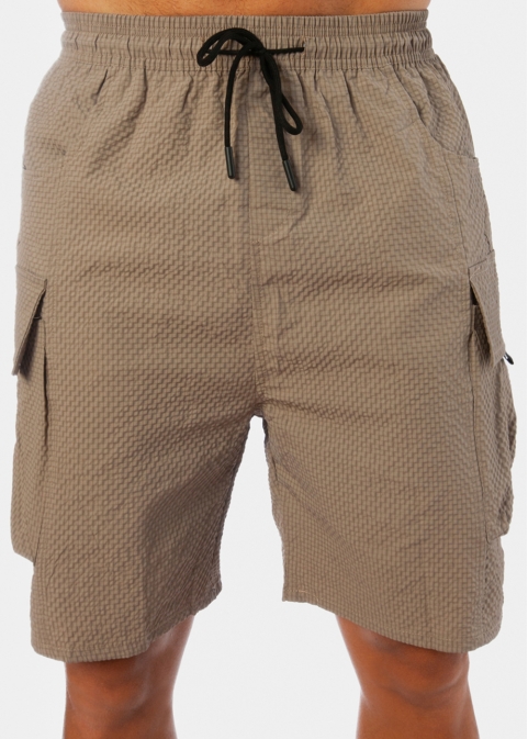 Beige Coolwear Cargo Shorts 