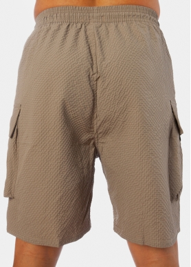 Beige Coolwear Cargo Shorts 