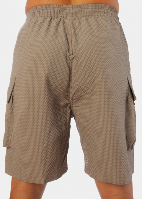 Beige Coolwear Cargo Shorts 