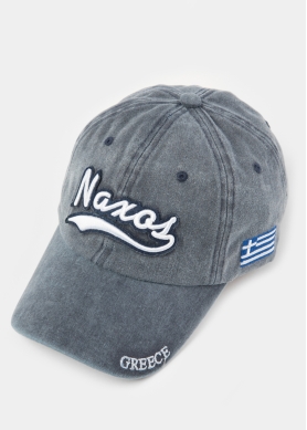 Naxos Washed Navy Blue w/ Greek Flag 3