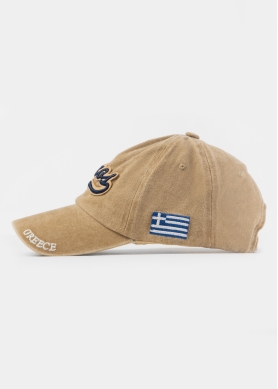 Naxos Washed Beige w/ Greek Flag 3