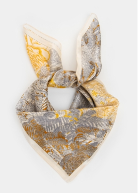 Jungle Print Silk Scarf