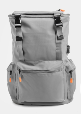 Light Grey Avventura Backpack 3 w/ Charger
