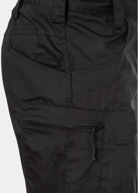 Black Ripstop Cargo Pants 