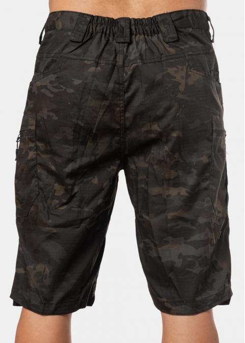 Black Military Ripstop Cargo Pants 