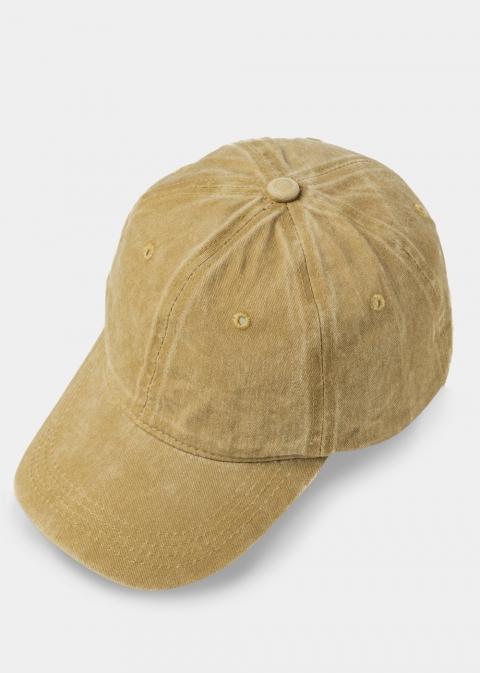 Washed Cotton Twill Cap - Olive