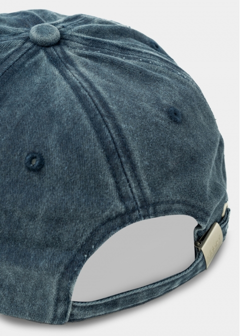 Washed Cotton Twill Cap - Navy Blue