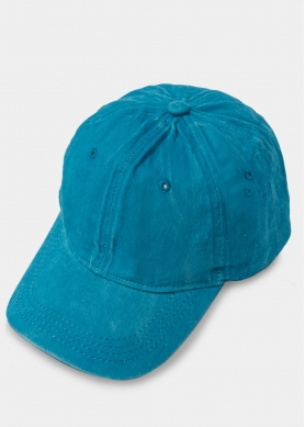 Washed Cotton Twill Cap - Royal Blue