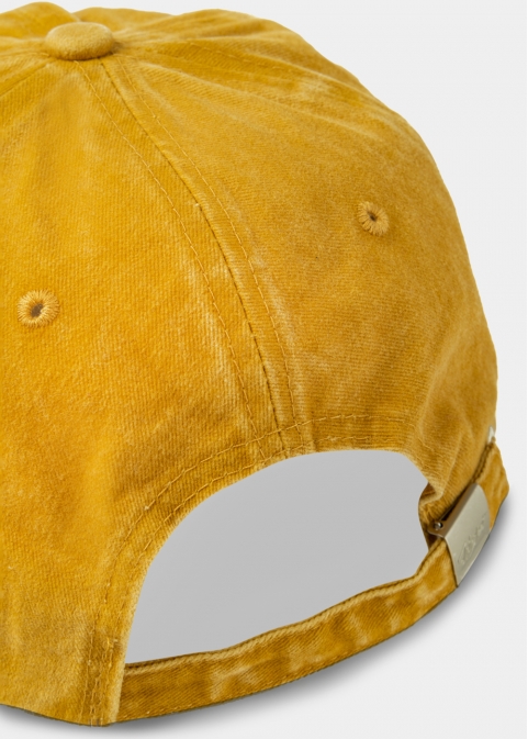 Washed Cotton Twill Cap - Mustard