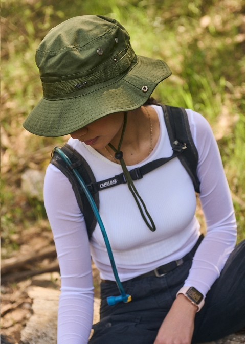 Khaki active hat 