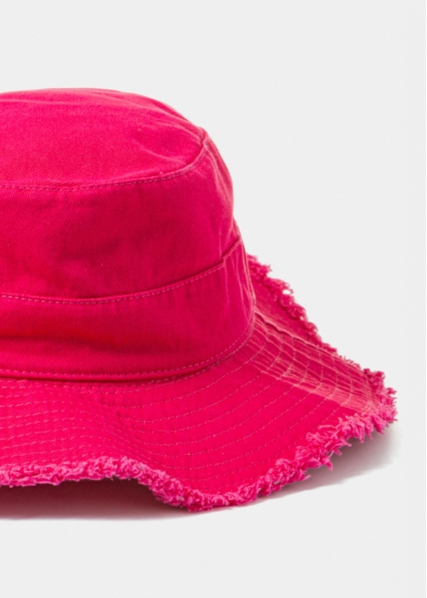 Fuchsia Cotton Bucket Hat