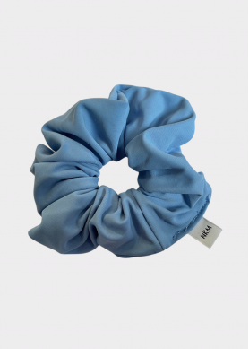 Shiny Scrunchie Carolina Blue