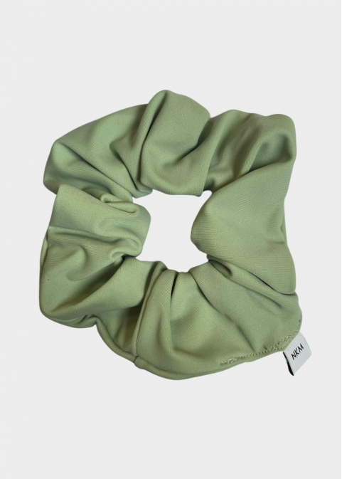 Shiny Scrunchie Dark Mint