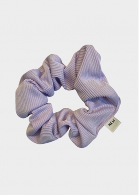 Rib Scrunchie Light Lilac