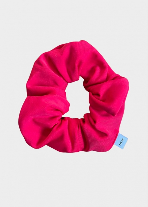 Shiny Scrunchie Light Red