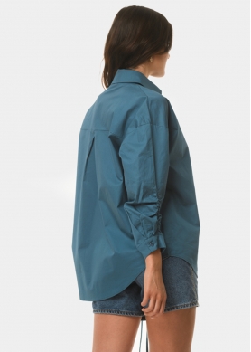 Folded petrol shirt