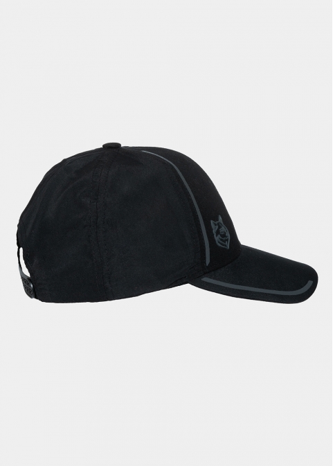 Black wolf active hat