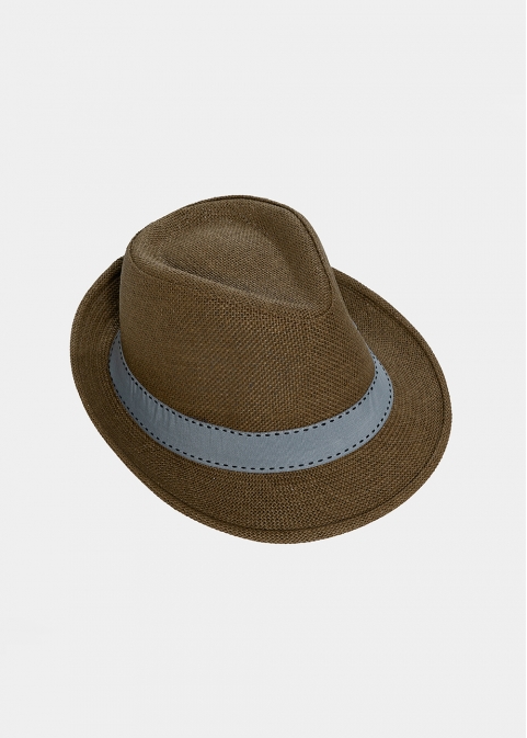 Olive brown fedora 