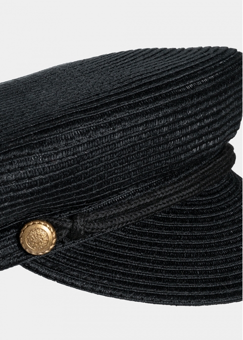 Black, captain’s hat 