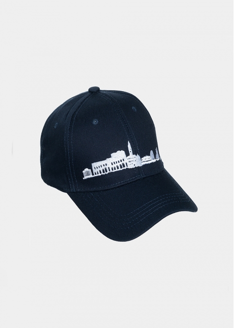 Corfu sketch navy blue