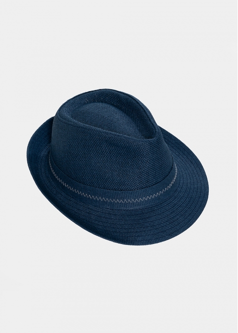 Blue fedora 