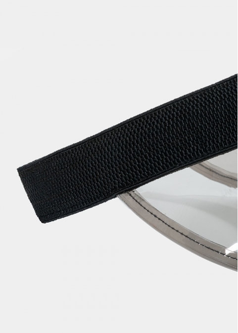 Black vinyl headband