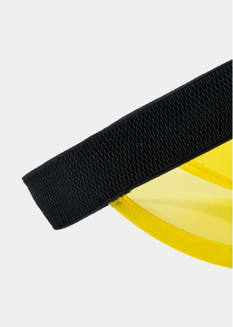 Yellow vinyl headband