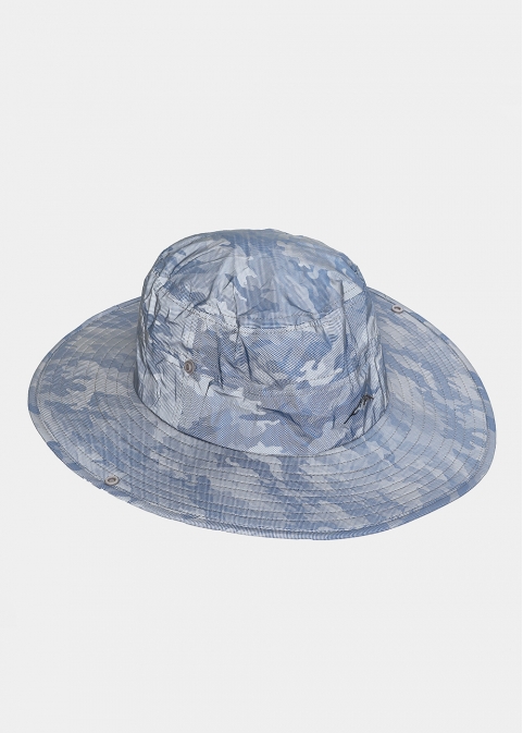 Military blue metal hat 