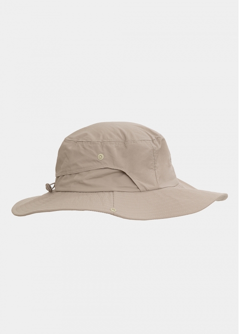 Beige active folded hat 