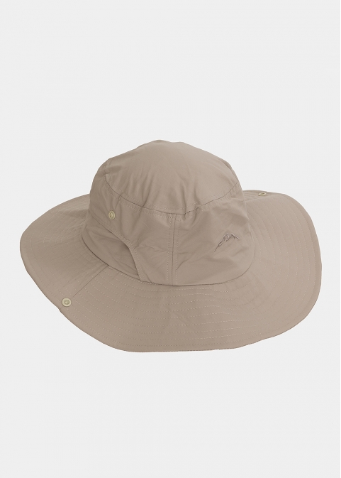 Beige active folded hat 